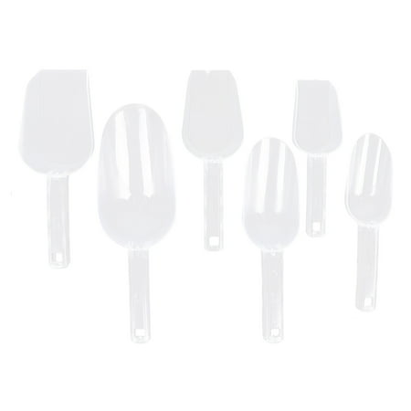 

6pcs Thickened Food Scoops Multifunctional Flour Shovels Kitchen Ice Scoops