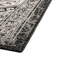 thumbnail image 4 of Rugs.com Outdoor Aztec Collection Rug – 2' x 3' Charcoal Gray Flatweave Rug Perfect For Living Rooms, Large Dining Rooms, Open Floorplans, 4 of 6