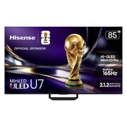 Hisense 85 U7 Mini-LED ULED 4K UHD Smart Google TV (85U7SG, 2026 Model) - Hi - QLED MiniLED , Native 165Hz, VRR 330, HDR10+, Dolby Vision, IMAX Enhanced, Anti-Reflection & Glare-Free