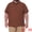 Brown, variant on DARING DIVA Men's Big Tall Casual Short Sleeve Work Textured Knitted Polo Shirt XL Black