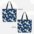 thumbnail image 2 of Fotbe Daisies Flowers Bolsa Tote con Estampado para Mujer, Bolsos con Cremallera, Bolsa de Hombro Casual de Gran Capacidad con Bolsillos Internos, 2 of 7