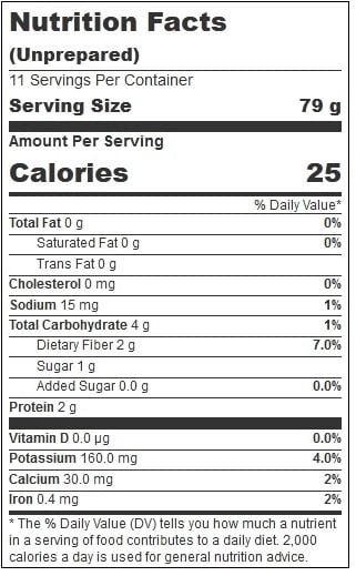 Simplot IQF Broccoli Florets - 32 oz. package, 12 packages per case