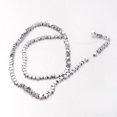 thumbnail image 2 of Electroplate Non-magnetic Hematite Bead Strands Star Silver Plated 4x4x2~3mm Hole: 1mm 117pcs/strand 15.7 inch, 2 of 2