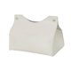 thumbnail image 5 of Caja de pañuelos de piel sintética, estuche moderno para servilletas, estuche rectangular para pañuelos faciales Gris, 5 of 7