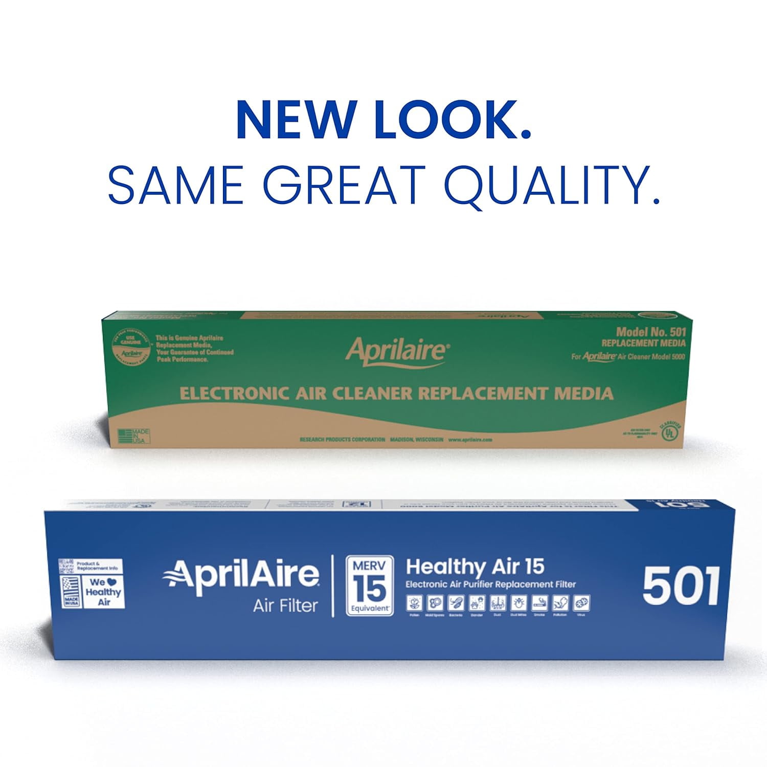 AprilAire 501 Replacement Filter for AprilAire Whole-House Electronic Air Purifier Model 5000 - MERV 16 Allergy, Asthma & Virus Filter (Pack of 2)