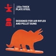 thumbnail image 3 of Allen Company Steel Airgun Target Set, 2 Dinosaur Targets, Orange, 3 of 15