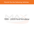 thumbnail image 2 of MAX Advanced Brakes - Brake Kit For 1999-2003 Ford Windstar| Carbon Ceramic Brake Pad and Rotor Kit Front and Rear| Daily Driving OE Replacement Brake Rotors, 2 of 9