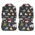 thumbnail image 3 of LAKIMCT Animal Collection Pattern Car Seat Covers Vehicle Front Seat Covers Universal Fit Seat Protector, 3 of 9
