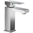 thumbnail image 1 of Brushed Nickel Square Single Lever Bathroom Faucet, 1 of 1