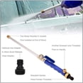 thumbnail image 3 of Buse à Eau Haute Pression Lance à Eau pour Pistolet con 2 Buses de Nettoyage Buses de pulvérisation Raccord de Tuyau d'arrosage 46 Douche de Jardin Hydro Jet Power, 3 of 4