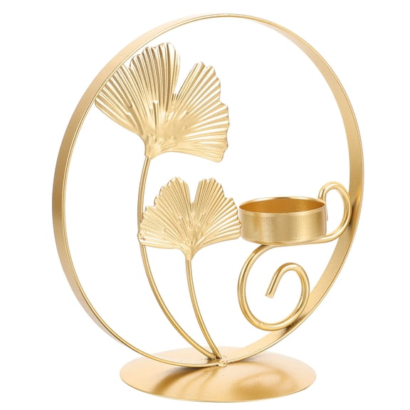 FOMIYES Decorative Candle Holders for Tealight Candles with Elegant Plant-Inspired Design for Home and Event Decor
