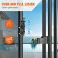thumbnail image 6 of Removable Pool Fence Gate 4x2.5 FT - Safety Barrier for Inground Pools, Child Proof & Adjustable, 6 of 10
