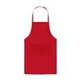 thumbnail image 1 of MuYan Delantal grande para hombre, ajustable, con 2 bolsillos, para cocinar, resistente al agua y al aceite, ideal para cocina, trabajo, hasta la cintura (28,5 pulgadas de largo x 22,8 pulgadas de, 1 of 3