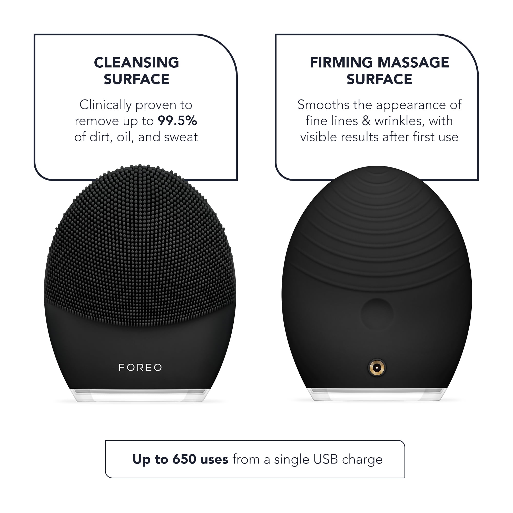 画材 FOREO LUNA3 MEN FOREO LUNA 3 MEN, Facial Cleansing & Firming Massage Brush