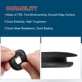 thumbnail image 4 of 20 Pcs Truck GladHand Washers TPE Rubber Elastic Grommets Round Gasket for Trucks Air Hose Parts (Black), 4 of 6
