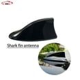 thumbnail image 2 of Car Shark Fins Roof Antenna Decoration Roof Radio FM/AM Signal Antenna Black, 2 of 11
