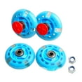 thumbnail image 3 of S SERENABLE 4 Pieces Kids Twist Car Wheels Protect Your Floor Universal Replacement Part Blue, 3 of 9