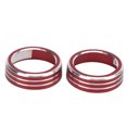 thumbnail image 1 of Climate Control Knob Ring, Antirust Aluminum Alloy Air Conditioning Button Trim  Replacement For  All Models 10th Gen 2016-2019 For Decor, 1 of 8