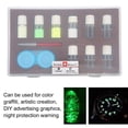 thumbnail image 3 of Esquirla 4 Color Professional Luminous Fluorescent Powder s, 5pcs Mixing Liquid, Night, 3 of 8
