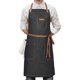 thumbnail image 1 of Delantal con gancho para el cuello y bolsillos para hombre: ropa de trabajo para restaurantes, barbacoas y panaderías, 1 of 4