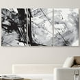 thumbnail image 2 of wall26 Canvas Print Wall Art Set Black &amp; Gray Watercolor Paint Splatter Abstract Shapes Illustrations Modern Art Bohemian Dramatic Multicolor Ultra for Living Room, Bedroom, Office - 16"x24&, 2 of 5