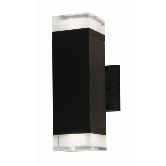 EDDW0612LAJMVBK AFX Edmund - 2 Light Outdoor Wall Sconce