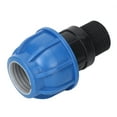 thumbnail image 2 of 2Pcs PE Plastic Water Pipe Connector Connection Fitting Accessories32mm to 1in Male Thread, 2 of 10
