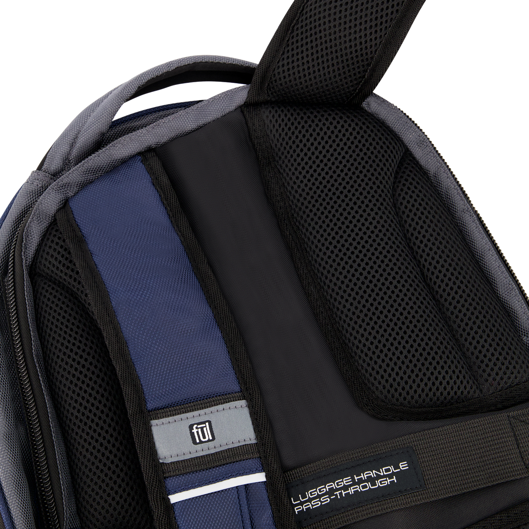 Big Easy 17 Inch Sleeve Laptop Backpack, Padded Computer Bag for Commute or Travel, Navy Grey