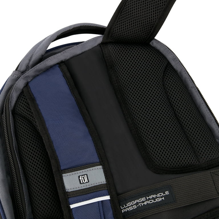 Big Easy 17 Inch Sleeve Laptop Backpack Padded Computer Bag for Commute or Travel Navy Grey Walmart