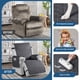 thumbnail image 4 of Funda para Sillón Reclinable TAOCOCO 30" Impermeable Antideslizante Gris Oscuro, 4 of 7