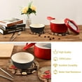 thumbnail image 6 of FREEAMG 2Pcs Music Flower Pot Holders, Round Cotton Thread Weave Trivets Pot Holders Set for Pot, Bowl, Hot Dishes, Plates, Coasters, 6 of 7