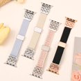 thumbnail image 5 of Wearlizer Slim Braided Magnetic Band Compatible with Apple Watch Band 38/40/41/42/44/45/46/49mm Women, 16mm Stretchy Nylon Celtic Knot Dressy Strap for iWatch Series 11 10 9 8 7 SE Ultra 3 2 1, 5 of 8