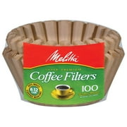 Melitta Basket Coffee Filters Natural Brown Unbleached 100 Count