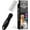 Black, variant on Poodle Pet 2-in-1 Stainless Steel Detangler Comb Cat & Dog Grooming Brush Groomer, Fleas Tool