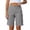 Grey, variant on Arrival High Waist Casual Button Front Pocket Denim Shorts With Comfortable Fit And Versatile Style under Skirt Shorts for Women