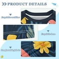 thumbnail image 2 of FORMRS Boys Rash Guard Short Sleeves Swim Shirt Quick Dry UPF 50+ Sun Protection, Sizes 3-12T, Floral Flamingo, 2 of 6