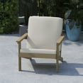 thumbnail image 2 of Flash Furniture Charlestown Adirondack Outdoor Club Chair - Natural/Cream, 2 of 12