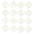 thumbnail image 2 of FRCOLOR Drawing Template 16pcs Learning Resources Primary Shape Template Set Geometric Tracing Helper,5.12"X5.12"X0.04", 2 of 5