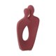 thumbnail image 1 of Estatua de cerámica para parejas amantes, escultura, decoración sencilla, elegante adorno en miniatura. 7cmx14cm, 1 of 8