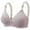 Grey, variant on Ladies Breathable Brasiere No Steel Ring Uphold Anti-Drop Sexy Fashion Bralette Bras Soft Ultra-Thin Push Up Stretch Bra
