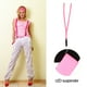 thumbnail image 4 of EeaseMX Tirantes elásticos con clip y luz LED, ajustables, con estampado en forma de Y, luminosos, para hombre y mujer (rosa), 4 of 8
