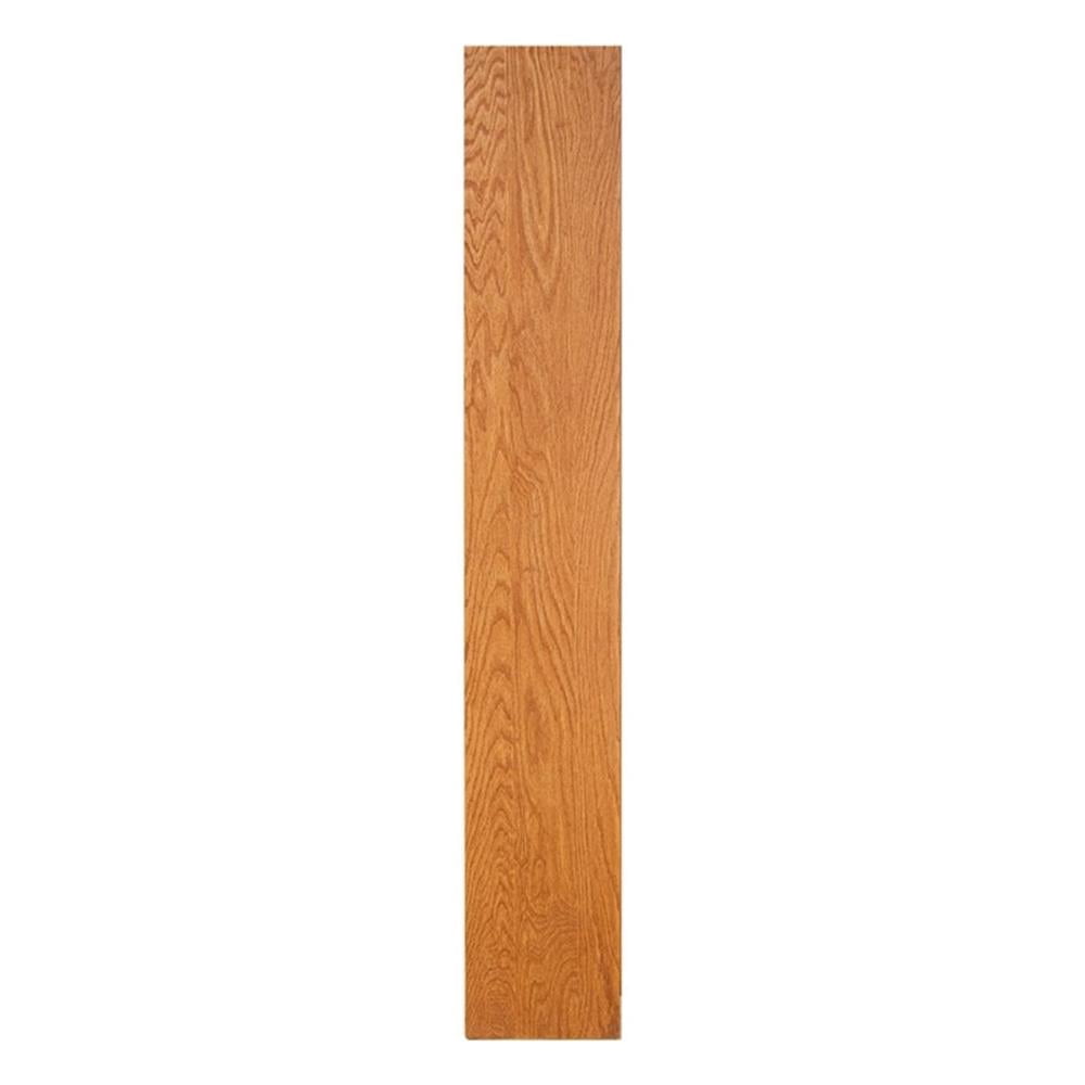 Bowery Hill Wood Dry Oak Bookcase Rectangular Adjustable Shelves 84" Unassembled