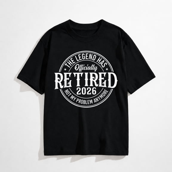 Vintage Retired 2026 Not My Problem Anymore Retirement 2026 T-Shirt