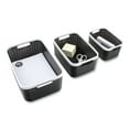 thumbnail image 4 of Open Lid Storage Bin, Assorted Sizes, Black/white, 3/pack | Bundle of 2 Packs, 4 of 5