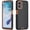 Black + Orange, variant on Phone Case for Motorola G Play 4G (2024), Heavy Duty 3-Layer Hybrid Silicone Shockproof Cover, for Moto G Play 2024 4G Protective Shell, Blue