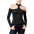 thumbnail image 1 of GUESS Blusa tipo túnica con gargantilla para mujer, negro, extragrande Guess Sayo, 1 of 1