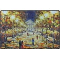 thumbnail image 3 of FREEAM Abstract Artwork Area Rug 20"x31", Oil Painting Autumn Park Polyester Area Rug Mat for Living Dining Dorm Room Bedroom Home Decorative, 3 of 5