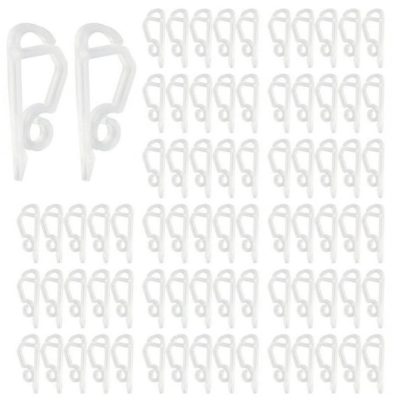 240 Pack Christmas Light Clips Outdoor -Weatherproof Christmas Light Hangers Gutter Hooks for Christmas Holiday White