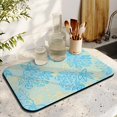 thumbnail image 3 of SlipResistant Coffee Drying Mat 19.5x12in, Super Absorbent Diatom Mud, QuickDry Fabric, Coffee Mat Waterproof & Easy to Clean with Decorative Pattern, 3 of 7