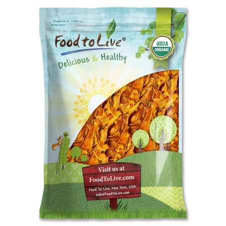 Organic Dried Mango Strips, 6 Pounds – Non-GMO, Unsulphured, Unsweetened and Delicious Fruit Snack, Chewy and Naturally A Good Source of Energy and Fiber, Vegan, Kosher Food in Bulk